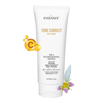 EVELANCE TONE CORRECT FACE CLEANSER 100ml