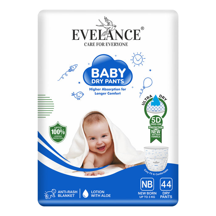 Evelance Baby Diaper Pants – Ultra Soft & Anti-Leak Protection